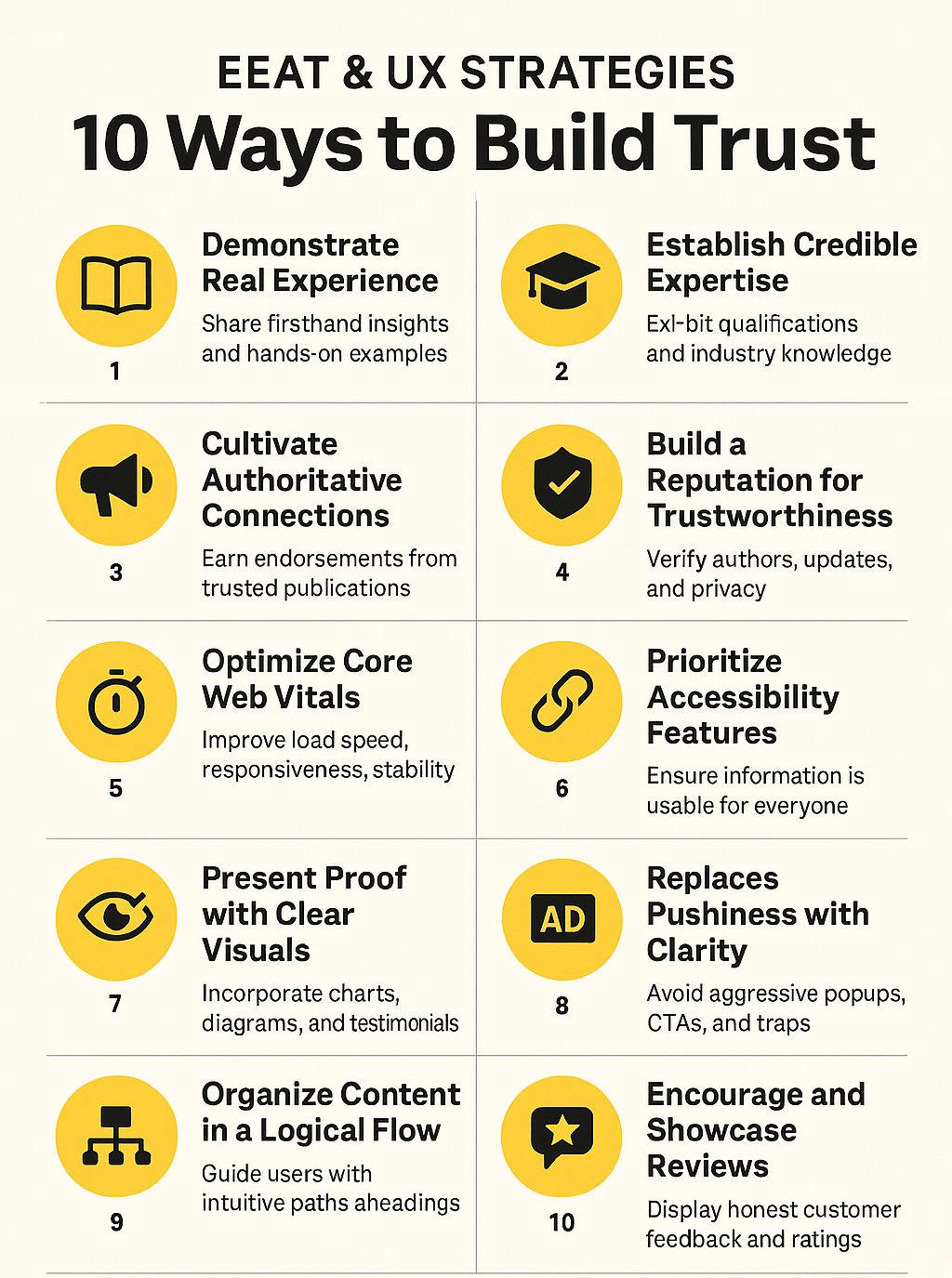EEAT and UX Strategies